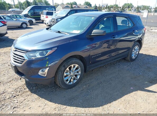 3GNAXREV7JS620693 2018 CHEVROLET EQUINOX Blue Vista tres cuartos delantera izquierda