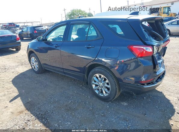 3GNAXREV7JS620693 2018 CHEVROLET EQUINOX Blue Trasero izquierdo