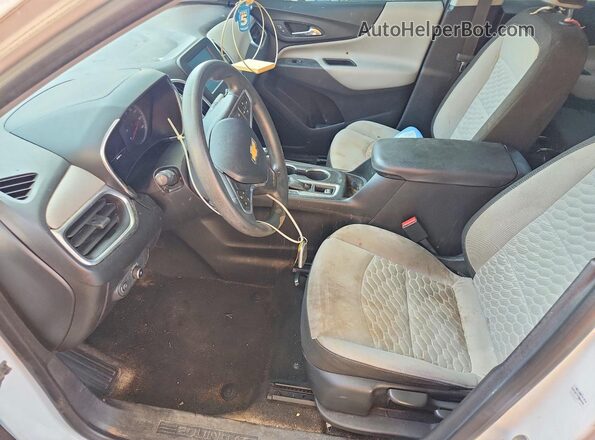 3GNAXREV8JS543705 2018 CHEVROLET EQUINOX White Вид салону спереду