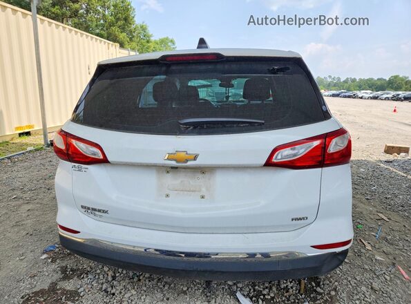 3GNAXREV8JS543705 2018 CHEVROLET EQUINOX White Вид ззаду