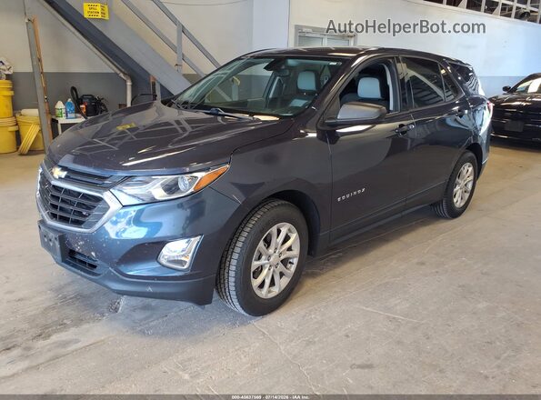 3GNAXREVXJS619067 2018 CHEVROLET EQUINOX Blue Vista tres cuartos delantera izquierda