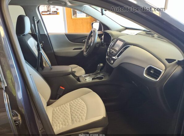 3GNAXREVXJS619067 2018 CHEVROLET EQUINOX Blue Vista interior delantera