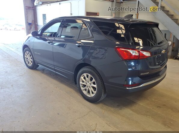 3GNAXREVXJS619067 2018 CHEVROLET EQUINOX Blue Trasero izquierdo