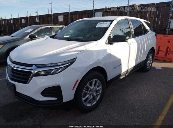 3GNAXSEG0PL201242 2023 CHEVROLET EQUINOX Белый Передняя левая четверть