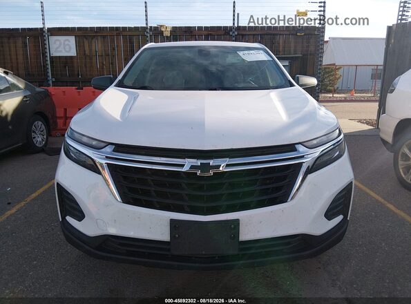 3GNAXSEG0PL201242 2023 CHEVROLET EQUINOX Белый Вид щитка приборов