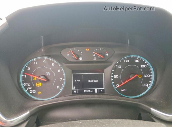 3GNAXSEG5RL317345 2024 CHEVROLET EQUINOX Gray Widok zestawu wskaźników