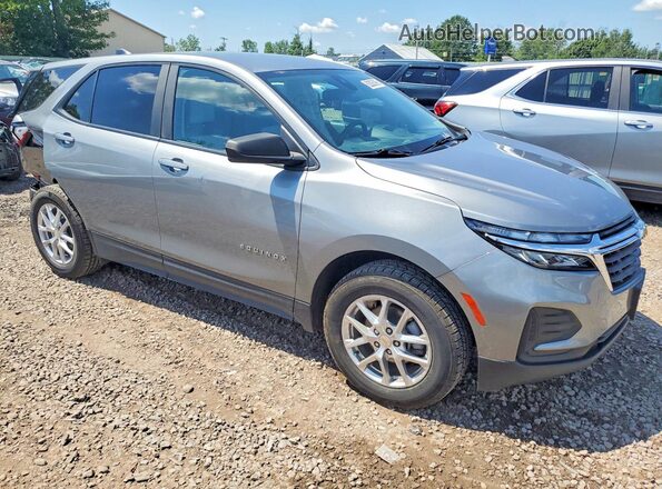 3GNAXSEG6PL120083 2023 CHEVROLET EQUINOX Silver Front right