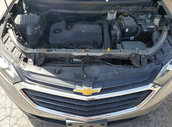 3GNAXSEV0JS648178 2018 CHEVROLET EQUINOX Charcoal Вид підкапотного простору