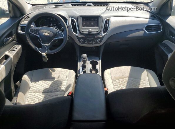 3GNAXSEV0MS112254 2021 CHEVROLET EQUINOX Gray Вид панелі приладів