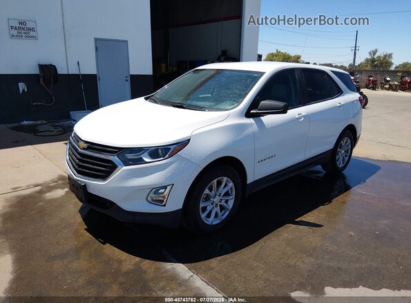 3GNAXSEV2LS724714 2020 CHEVROLET EQUINOX White Передня ліва чверть