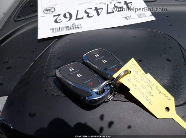 3GNAXSEV2LS724714 2020 CHEVROLET EQUINOX White Вид панелі приладів
