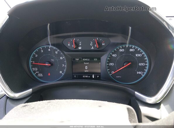 3GNAXSEV2LS724714 2020 CHEVROLET EQUINOX White Вид задніх сидінь