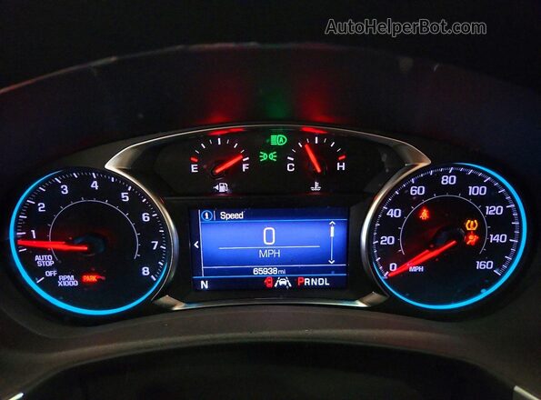 3GNAXSEV2NS214995 2022 CHEVROLET EQUINOX Black Instrument cluster view