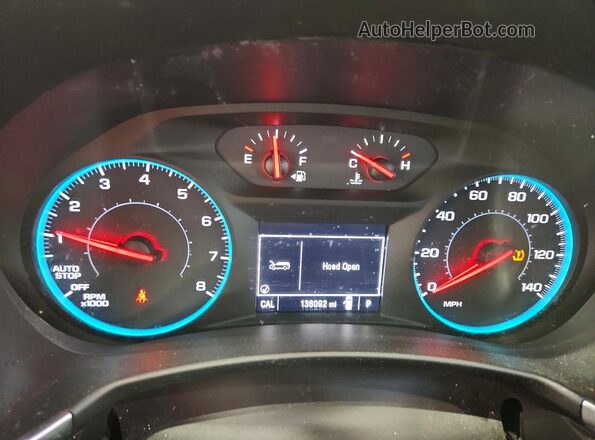 3GNAXSEV3JS570897 2018 CHEVROLET EQUINOX Gray Widok zestawu wskaźników