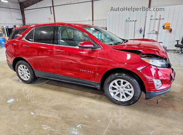 3GNAXSEV3JS623646 2018 CHEVROLET EQUINOX Темно-бордовый Передняя правая четверть