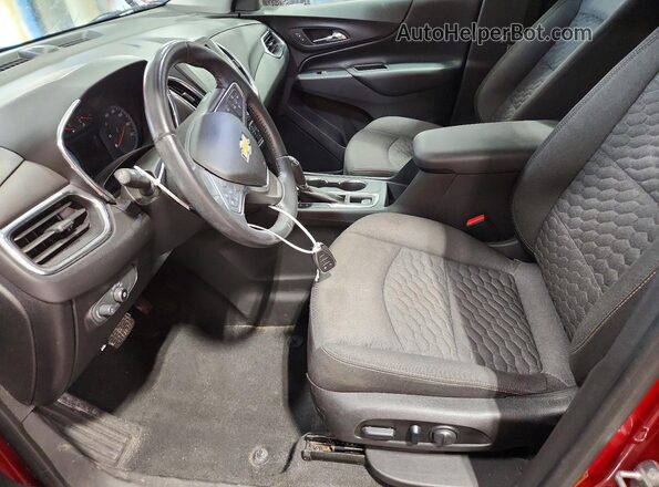 3GNAXSEV3JS623646 2018 CHEVROLET EQUINOX Темно-бордовый Вид салона спереди