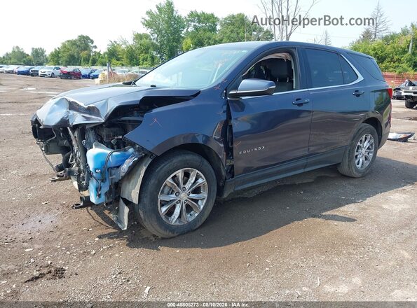 3GNAXSEV3JS645288 2018 CHEVROLET EQUINOX Синий Передняя левая четверть