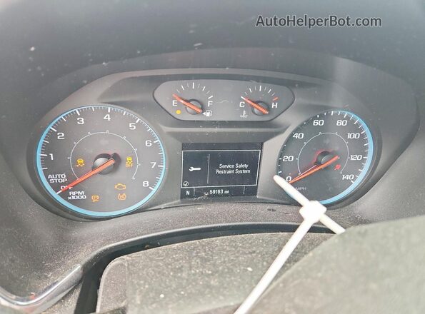 3GNAXSEV3LS652728 2020 CHEVROLET EQUINOX Silver Widok zestawu wskaźników