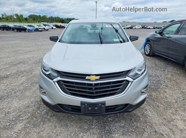 3GNAXSEV3LS652728 2020 CHEVROLET EQUINOX Silver Widok z przodu