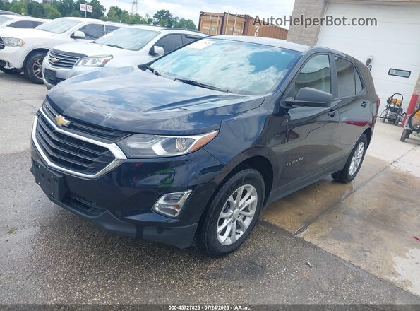 3GNAXSEV3LS673045 2020 CHEVROLET EQUINOX Black Vista tres cuartos delantera izquierda