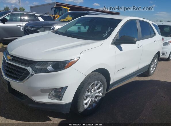 3GNAXSEV3MS157074 2021 CHEVROLET EQUINOX White Առջևի ձախ երեք քառորդ տեսարան