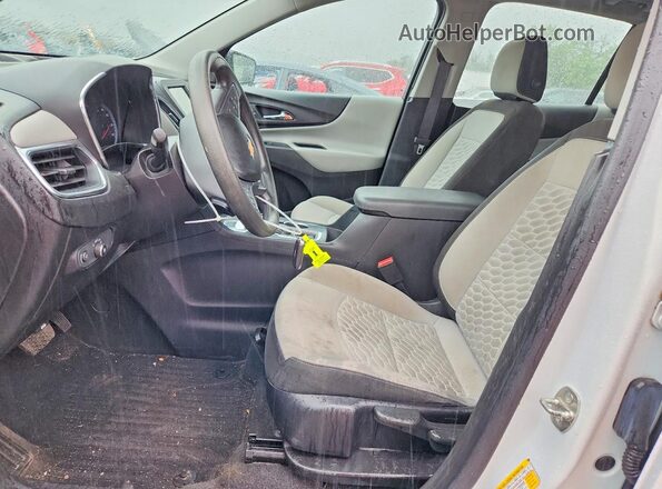 3GNAXSEV4KS568514 2019 CHEVROLET EQUINOX White Widok wnętrza z przodu