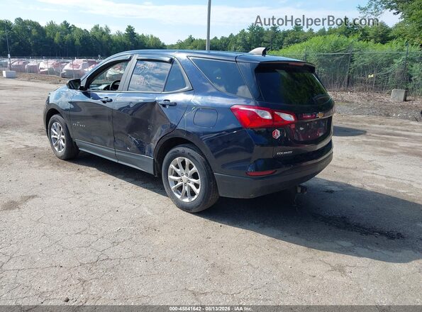 3GNAXSEV4LS622136 2020 CHEVROLET EQUINOX Blue Trasero izquierdo