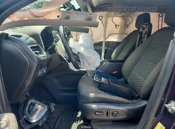 3GNAXSEV5JS512841 2018 CHEVROLET EQUINOX Blue Widok wnętrza z przodu