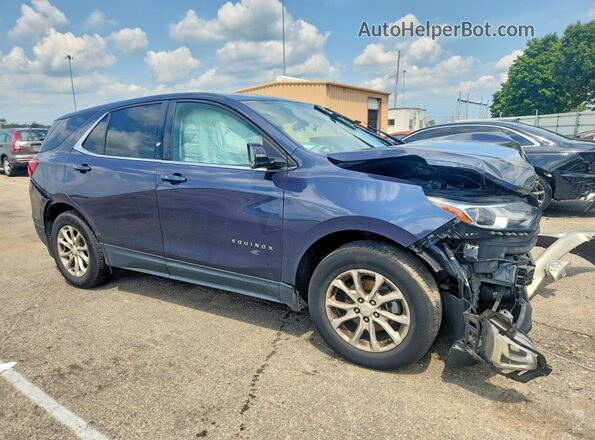 3GNAXSEV5JS512841 2018 CHEVROLET EQUINOX Blue Przód prawy