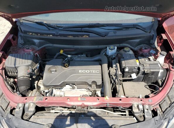 3GNAXSEV6JL319611 2018 CHEVROLET EQUINOX Red Widok komory silnika