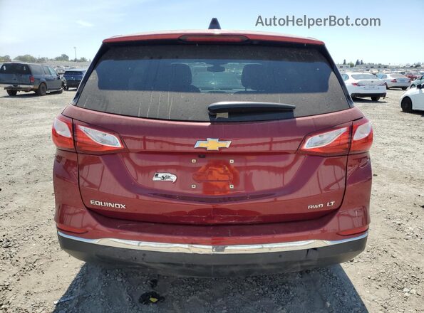3GNAXSEV6JL319611 2018 CHEVROLET EQUINOX Red Widok z tyłu