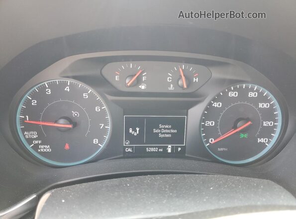 3GNAXSEV6JL319611 2018 CHEVROLET EQUINOX Red Widok zestawu wskaźników