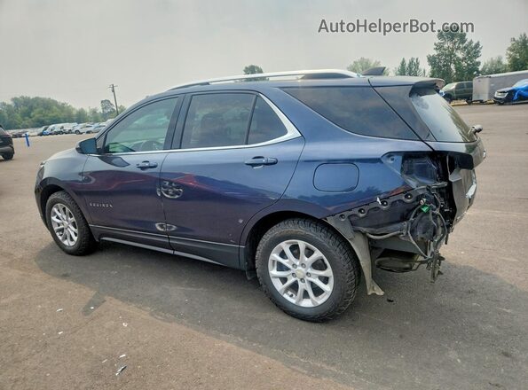 3GNAXSEV7JL110880 2018 CHEVROLET EQUINOX Blue Tył lewy