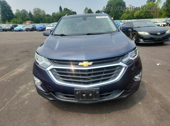 3GNAXSEV7JL110880 2018 CHEVROLET EQUINOX Blue Widok z przodu