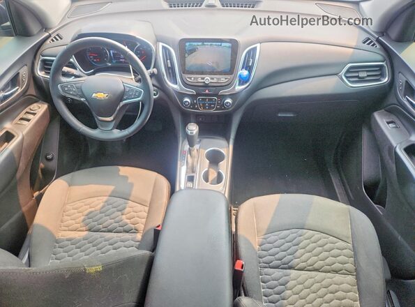 3GNAXSEV7JL110880 2018 CHEVROLET EQUINOX Blue Widok deski rozdzielczej