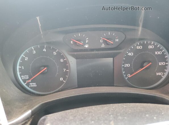 3GNAXSEV7JS553150 2018 CHEVROLET EQUINOX Silver Вид щитка приладів