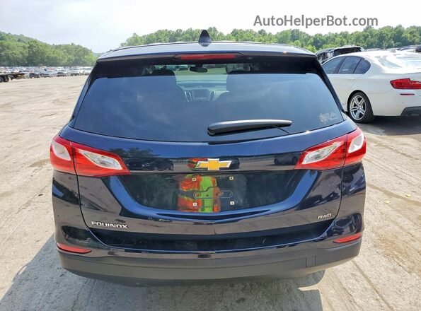 3GNAXSEV7LS652411 2020 CHEVROLET EQUINOX Blue უკანა ხედი