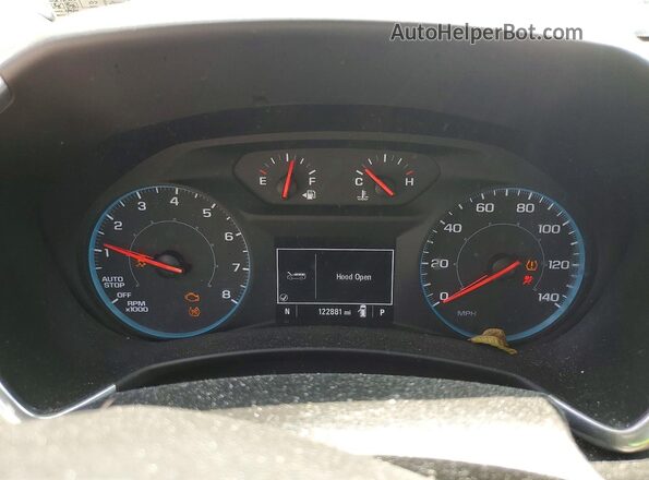 3GNAXSEV7LS652411 2020 CHEVROLET EQUINOX Blue ხელსაწყოთა პანელის ხედი