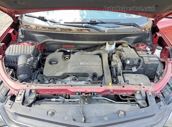 3GNAXSEV8JL117255 2018 CHEVROLET EQUINOX Красный Вид подкапотного пространства
