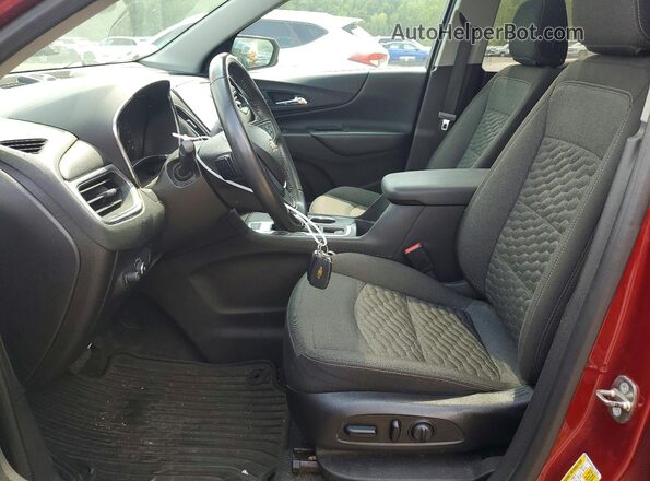 3GNAXSEV8JL117255 2018 CHEVROLET EQUINOX Красный Вид салона спереди