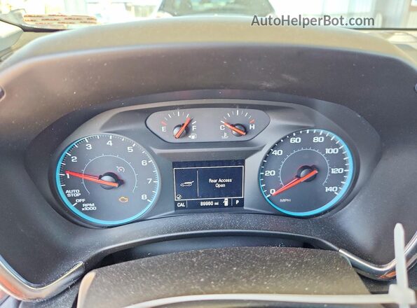 3GNAXSEV9JS579166 2018 CHEVROLET EQUINOX Gray Vista del cuadro de instrumentos