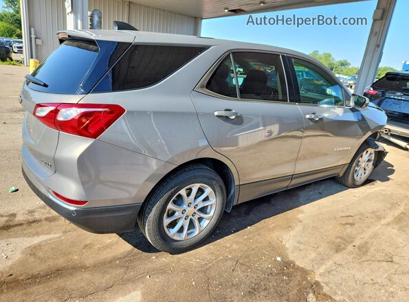 3GNAXSEV9JS579166 2018 CHEVROLET EQUINOX Gray Trasero derecho
