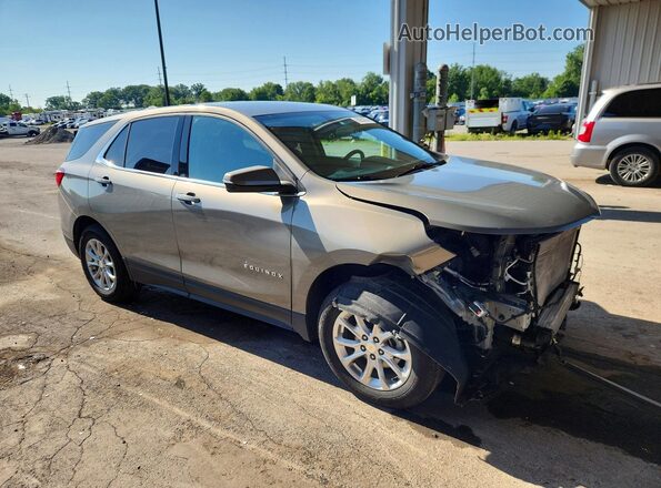 3GNAXSEV9JS579166 2018 CHEVROLET EQUINOX Gray Delantero derecho