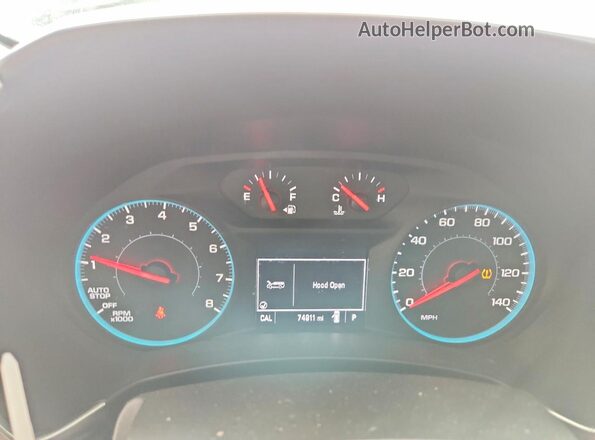 3GNAXSEV9JS596713 2018 CHEVROLET EQUINOX Gray Սարքավորումների վահանակի տեսք