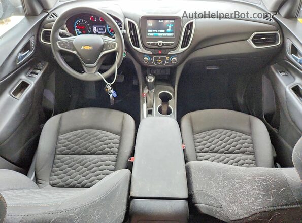 3GNAXSEV9JS596713 2018 CHEVROLET EQUINOX Gray Առջևի վահանակի տեսք