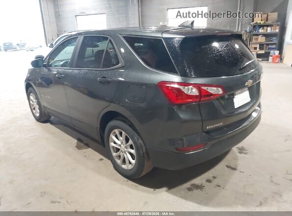 3GNAXSEV9LS673048 2020 CHEVROLET EQUINOX Gray Trasero izquierdo