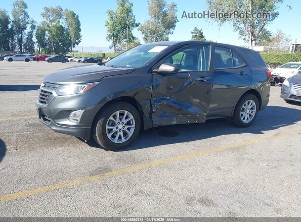 3GNAXSEVXLS602845 2020 CHEVROLET EQUINOX Gray წინა მარცხენა ხედი სამი მეოთხედიდან
