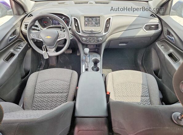 3GNAXTEG1PS112548 2023 CHEVROLET EQUINOX Blue Вид панелі приладів