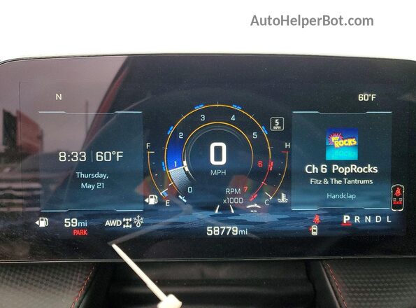 3GNAXTEG7TL190031 2026 CHEVROLET EQUINOX Red Widok zestawu wskaźników