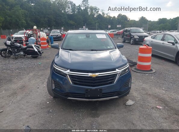 3GNAXTEG9RL192145 2024 CHEVROLET EQUINOX Blue Instrument cluster view
